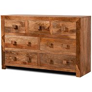 Lakshmi Hina chest of drawers 140 × 80 × 45 in solid mango wood - Chest of Drawers