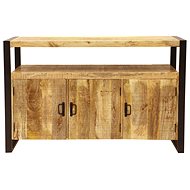 Lakshmi Retro chest of drawers made of solid mango wood and metal - Chest of Drawers