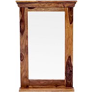 LAKSHMI Jali made of Indian solid rosewood, 60 × 90 - natural - Mirror