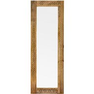 LAKŠMI mirror Manu 60 × 170 cm made of mango wood - Mango MANU: scratched surface, water varnish - Mirror