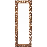 LAKŠMI Retro mirror 60 × 170 cm hand carved mango wood - Mango Natural - Mirror