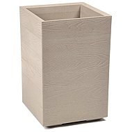 Lamela Flower pot Karo Eco Coffee plate, latte, 400 × 400 × 600 mm - Flower Pot