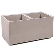 Lamela Flowerpot Karo Eco Coffee plate, latte, 800 × 400 × 400 mm - Flower Pot