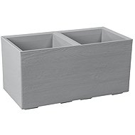 Lamela Flower pot Karo Eco Coffee plate, grey, 800 × 400 × 400 mm - Flower Pot