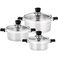 LAMART LT1109 DISHES SET 6PCS STAINLESS STEEL COOKY L - Kitchenware Set