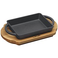 LAVA METAL Cast iron bowl with base 12x15 cm - Roasting Pan