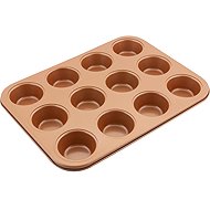 LAMART LT3092 12 MUFINS 35.5X26.5 COPPER - Baking Mould