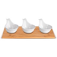 Lamart LT9219 Serving dishes 27 × 12 cm 3 pcs BAMBOO - Bowl Set