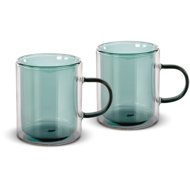 Lamart thermos glass Vaso LT9122 Set of 2 tea 350 ml, 2 pcs, green - Glass