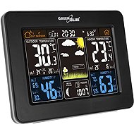 Maclean URZ3467 GreenBlue GB523 DCF wireless colour weather station with moon phases - Weather Station