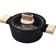 Lamart LT1218 Casserole 20 × 9 cm, beige, Poele - Casserole Pot