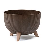 LAMELA Flowerpot ROMA ECO COFFEE, diameter 40cm, bowl on jumper legs, espresso - Flower Pot