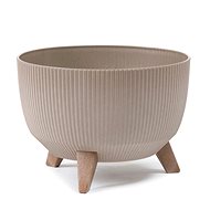 LAMELA ROMA ECO COFFEE O 47 cm jumper mísa na nožkách - Flower Pot