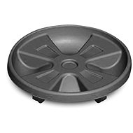 GARDINO Flowerpot bowl with wheels, diameter 35 cm, mocca - Plant Saucer