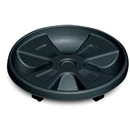 GARDINO Potting bowl with wheels, diameter 35 cm, anthracite - Plant Saucer