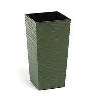 LAMELA Flowerpot FINEZIA ECO WOOD DLUTO - 40 x 40cm, height 75cm, green - Flower Pot