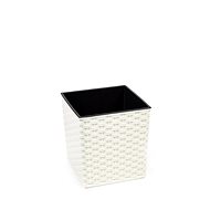 LAMELA Flowerpot JUKA RATAN 40 x 40cm, height 41.5cm, cream - Flower Pot