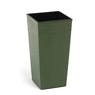 LAMELA Flowerpot FINEZIA ECO DLUTO - indentation 19 x 19cm, height 36cm, green - Flower Pot