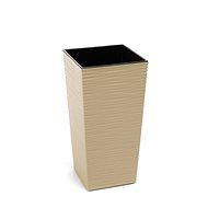 LAMELA Flowerpot FINEZIA DLUTO - 40 x 40cm, height 75cm, cappuccino - Flower Pot