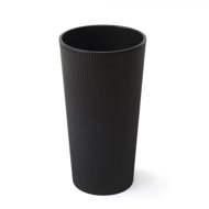 LAMELA Flowerpot LILIA JUMPER, diameter 300 mm, height 570 mm, black - Flower Pot