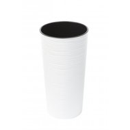 Lamela Flowerpot Lilia Long-screw 190 mm white - Flower Pot