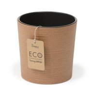 LAMELA Flowerpot MALWA ECO DLUTO - indented, 300 mm, natur - Flower Pot