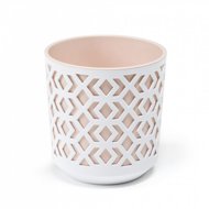 LAMELA Květináč AZTEK, půměr 19,5 cm, béžový - Flower Pot