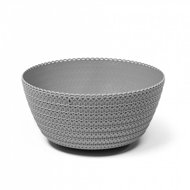 LAMELA Květináč - žardinka JERSEY, 300 mm, šedý - Flower Pot