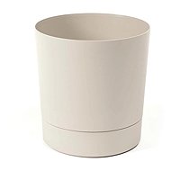 Lamela Flowerpot AURA + bowl 38 cm, beige - Flower Pot