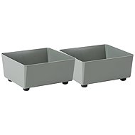 Lamela Flower bowl SAGA 28 × 28 cm, grey-green, set of 2 - Flower Pot