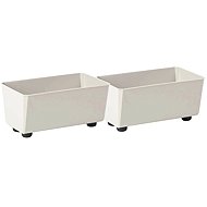 Lamela Flower bowl SAGA 37 × 17 cm, beige, set of 2 - Flower Pot