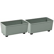 Lamela Flower bowl SAGA 37 × 17 cm, grey-green, set of 2 - Flower Pot