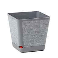Lamela Flowerpot KORA 24 × 24 cm, textile, grey - Flower Pot