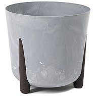 Lamela Flowerpot FRIDA diameter 34 cm, concrete-grey effect - Flower Pot