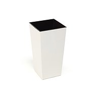 Lamela Flowerpot FINEZIA 25 × 25 cm, cream - Flower Pot
