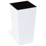 Lamela Flowerpot FINEZIA 35 × 35 cm, white - Flower Pot