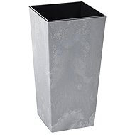 Lamela Flowerpot FINEZIA 40 × 40 cm, concrete-grey effect - Flower Pot