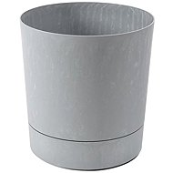 Lamela Flowerpot AURA + bowl 32 cm, grey concrete effect - Flower Pot