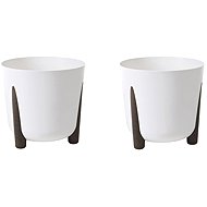 Lamela Flowerpot FRIDA 21 cm, white, set of 2 - Flower Pot