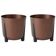 Lamela Flowerpot FRIDA 21 cm, copper, set of 2 - Flower Pot
