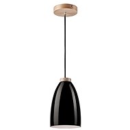 Lamkur LM-1.1/38 BLACK material glass 28897 single lamp - Chandelier
