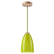 Lamkur LM-1.1/38 GREEN material glass 28903 single lamp - Chandelier