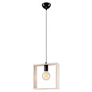 Lamkur LM-1.4.1 WHITE material steel, wood 34935 single lamp - Chandelier