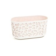 LAMELA Chest DUET, 40 x 19.5 cm, height 20.5 cm, cream/light beige - Flower Box