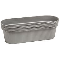LAMELA Chest JERSEY 50 x 19.5cm, height 17cm, grey - Flower Box