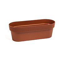LAMELA Chest JERSEY 50 x 19.5cm, height 17cm, terracotta - Flower Box