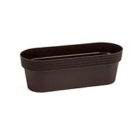 LAMELA Chest JERSEY 50 x 19.5cm, height 17cm, brown - Flower Box