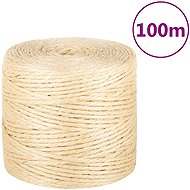 SHUMEE Rope 100% sisal 4 mm 100 m - Rope