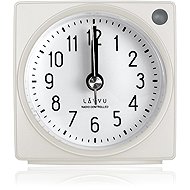 LAVVU Rádiem řízený budík s funkcí Stop Second Hand, bílý - Alarm Clock