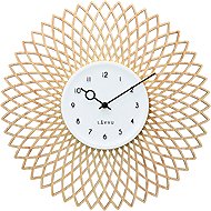 LAVVU Chic Wooden design clock with smooth running - Wall Clock